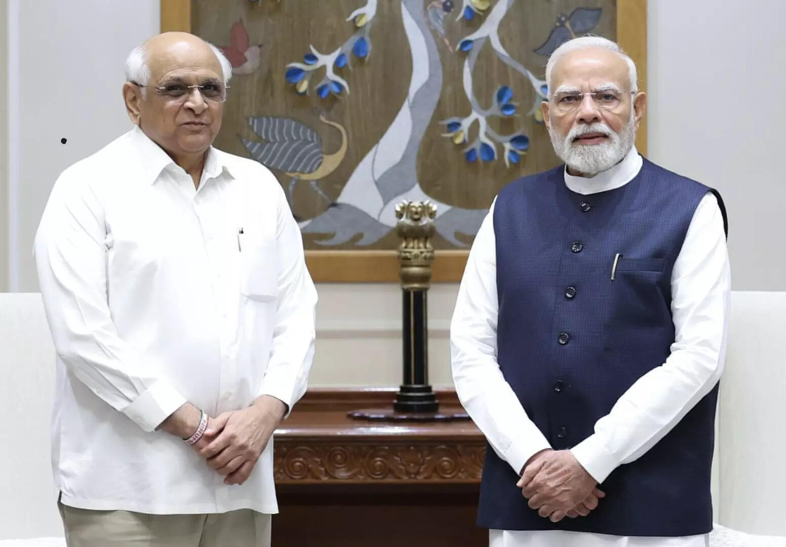 <p>A shared vision for the future: PM Narendra Modi and CM Bhupendra Patel</p>