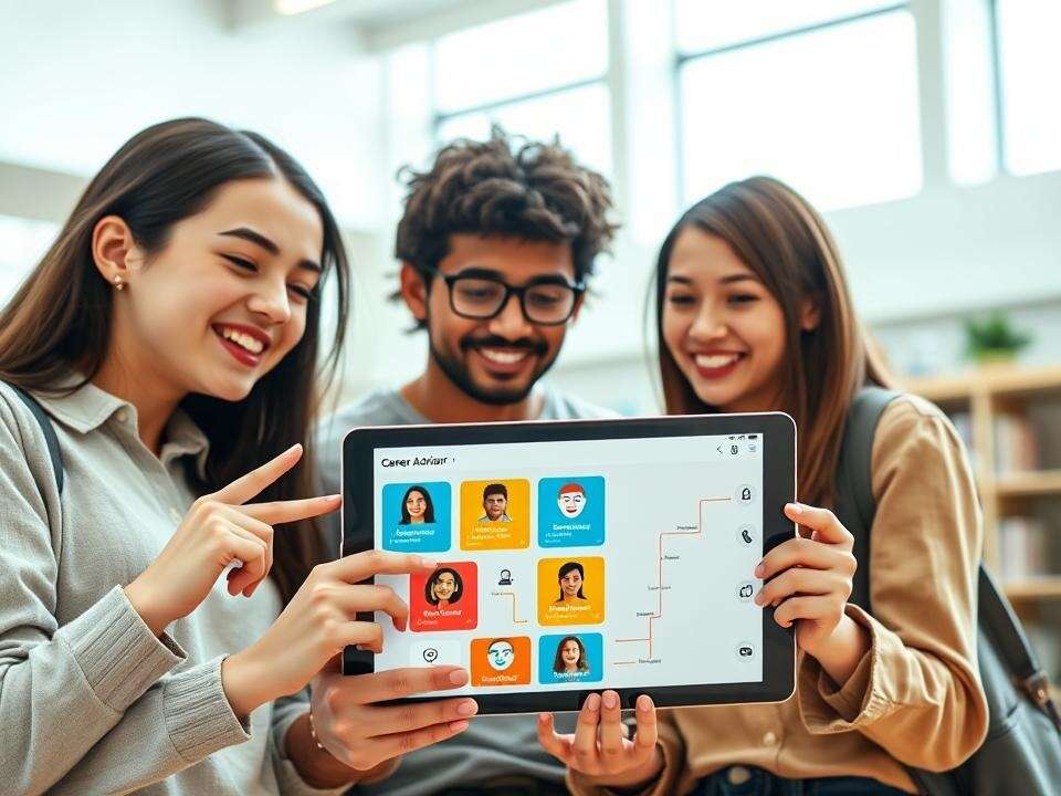 <p>The interactive app will also offer job options with and without college degrees</p>