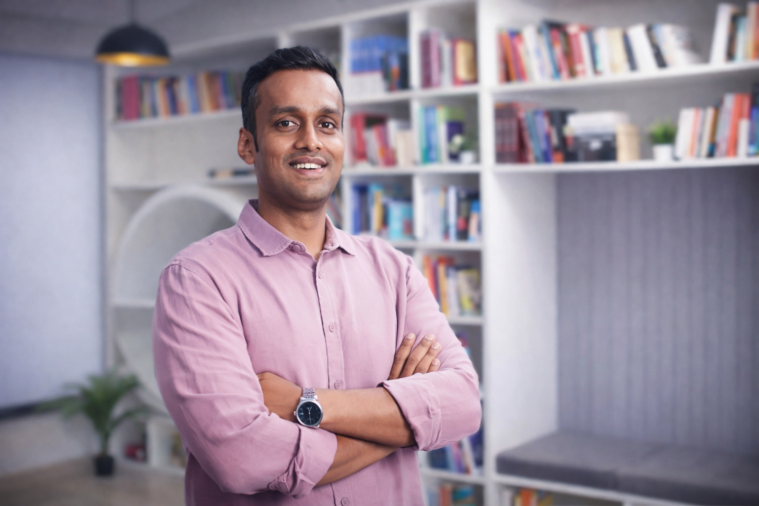 <p>Vivek Sinha, CEO, Emversity</p>