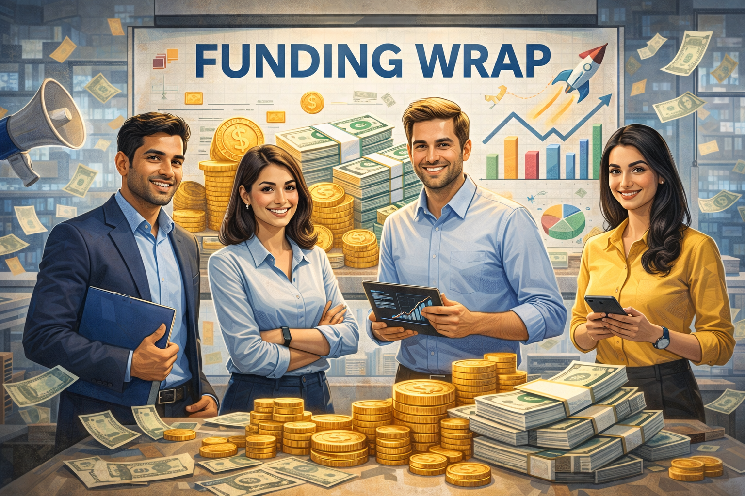 

<p>भारतीय स्टार्टअप्स ने 2026 में फंडिंग की गति बरकरार रखते हुए प्रवेश किया, क्योंकि एआई, डी2सी और डीप टेक कंपनियों ने बढ़ती बाजार अनिश्चितता के बावजूद नई पूंजी जुटाई।</p>
<p>“/><figcaption class=