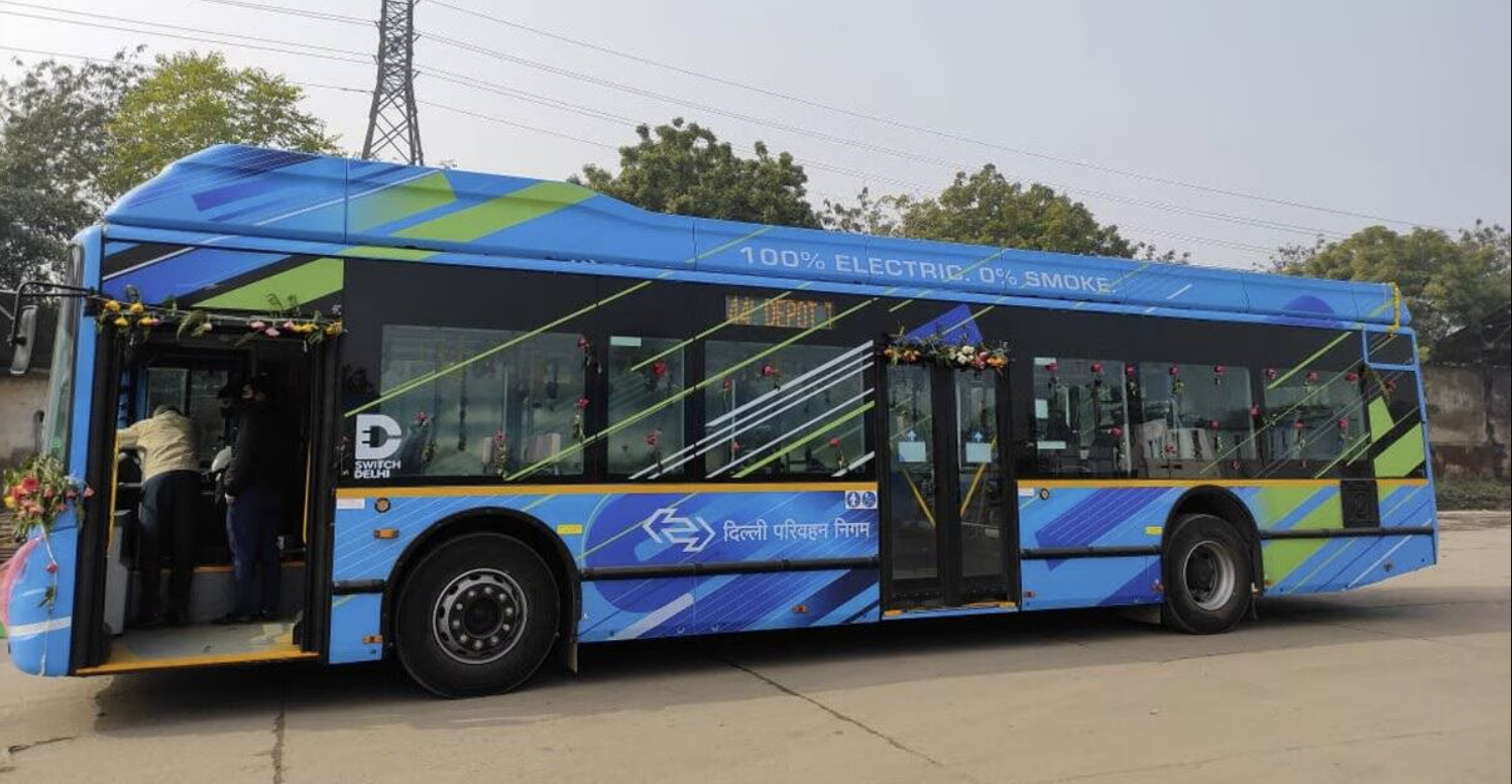 The number of electric buses in Delhi has risen from 300 to 1,725, now accounting for more than 45 per cent of the DTC fleet.