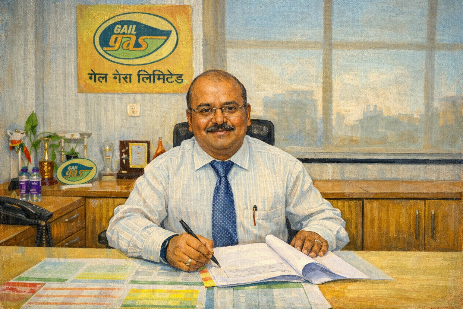 <p>Gautam Chakraborty, CEO of GAIL Gas.</p>