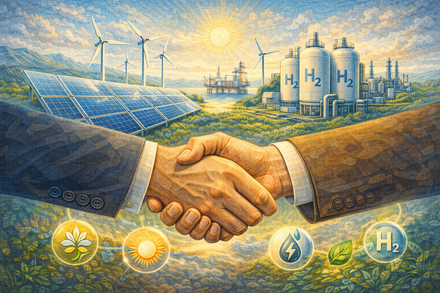 

<p>हरित हाइड्रोजन, कार्बन कैप्चर, उपयोग और भंडारण (सीसीयूएस), नवीकरणीय ऊर्जा और जैव ईंधन सहित महत्वपूर्ण क्षेत्रों की एक विस्तृत श्रृंखला पर चर्चा हुई, जो तेजी से डीकार्बोनाइजेशन के लिए साझा प्रतिबद्धता को दर्शाता है।</p>
<p>“/><figcaption class=