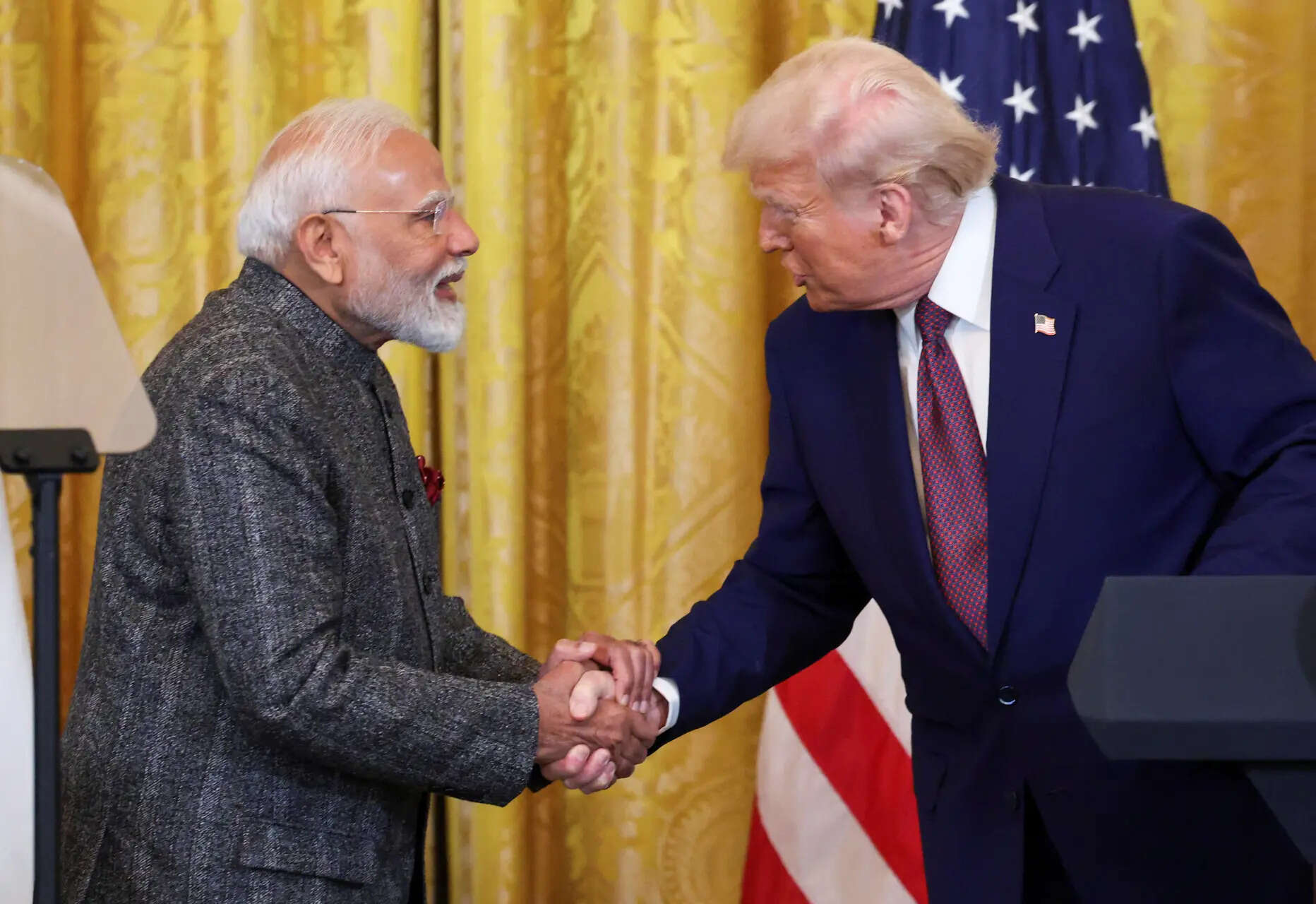 <p>PM Narendra Modi with  US President Trump .</p>