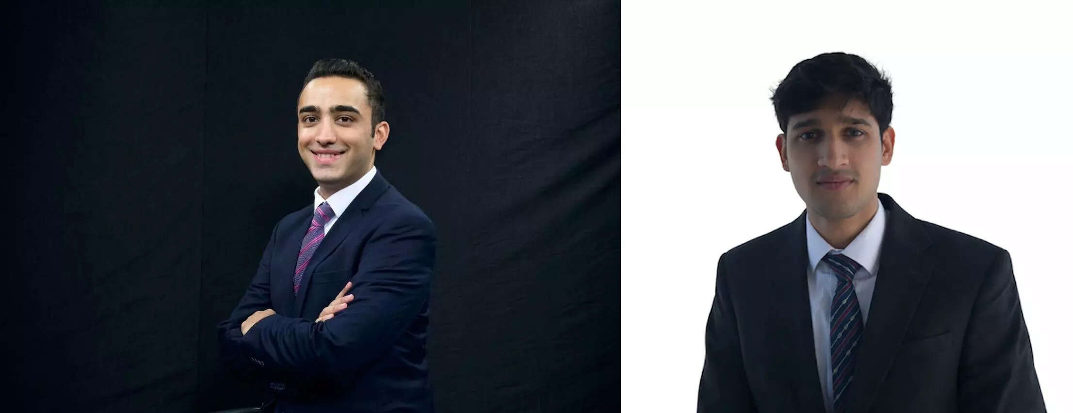 <p>Sidharth Chauhan and Dhruv Mehta</p>