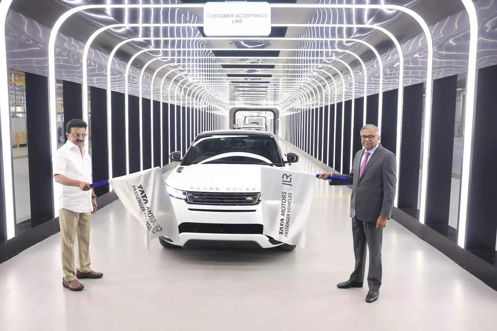 

<p>the first vehicle to roll out of the plant is the locally manufactured Range Rover Evoque from JLR.</p>
<p>“/><figcaption class=