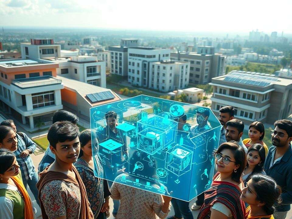 ₹1,490 crore earmarked for AI Centres of Excellence in health, agriculture, sustainable cities and education, alongside ₹6,000 crore ONOS journal access scheme.