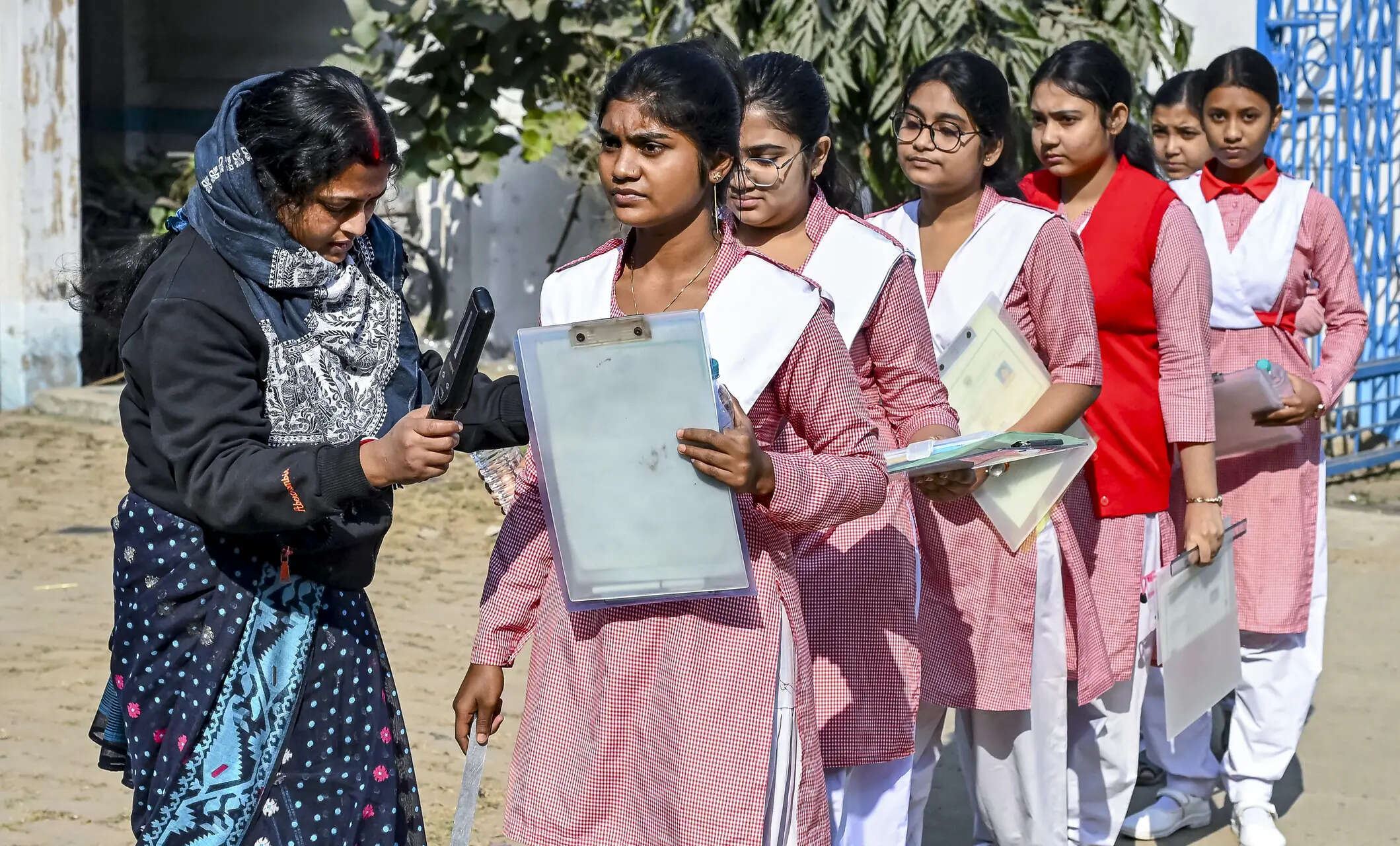 <p>In all, 3,95,079 girls are appearing for the examinations this year, 79,347 more than boys, across the three categories.</p>