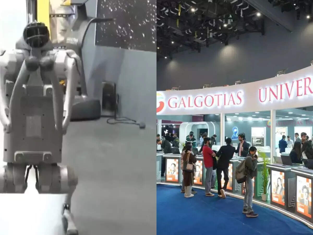Galgotias University issued a clarification for reportedly displaying Chinese robodog at the AI Summit