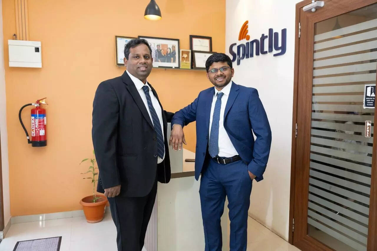 <p>Malcolm D’Souza and Rohin Parkar, founders, Spintly</p><p>“><figcaption class=