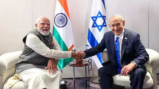 <p>A symbolic handshake between Prime Minister Narendra Modi and Prime Minister Benjamin Netanyahu marks a deepening India–Israel partnership spanning security, AI and economic integration.</p>