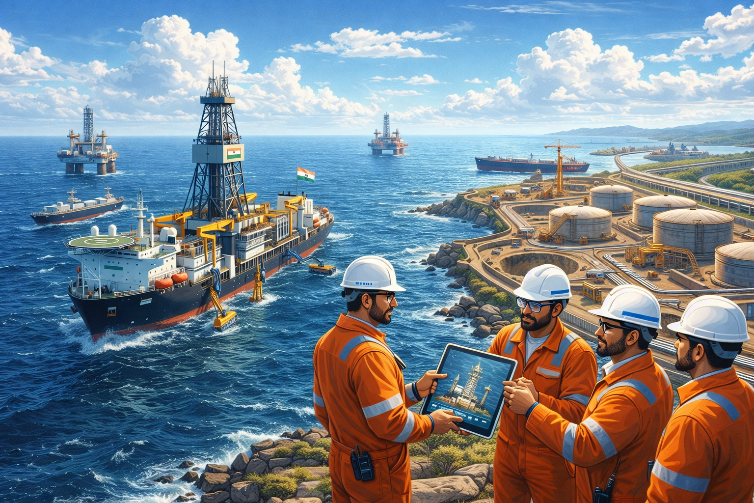 <p>India is launching Mission Samudra Manthan, a deepwater exploration drive, and expanding strategic petroleum reserves to bolster energy security amidst geopolitical anxieties. </p>