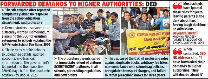 <p>The group called for immediate rollout of uniform SCERT/NCERT textbooks in all schools, per existing regulations and govt orders</p>