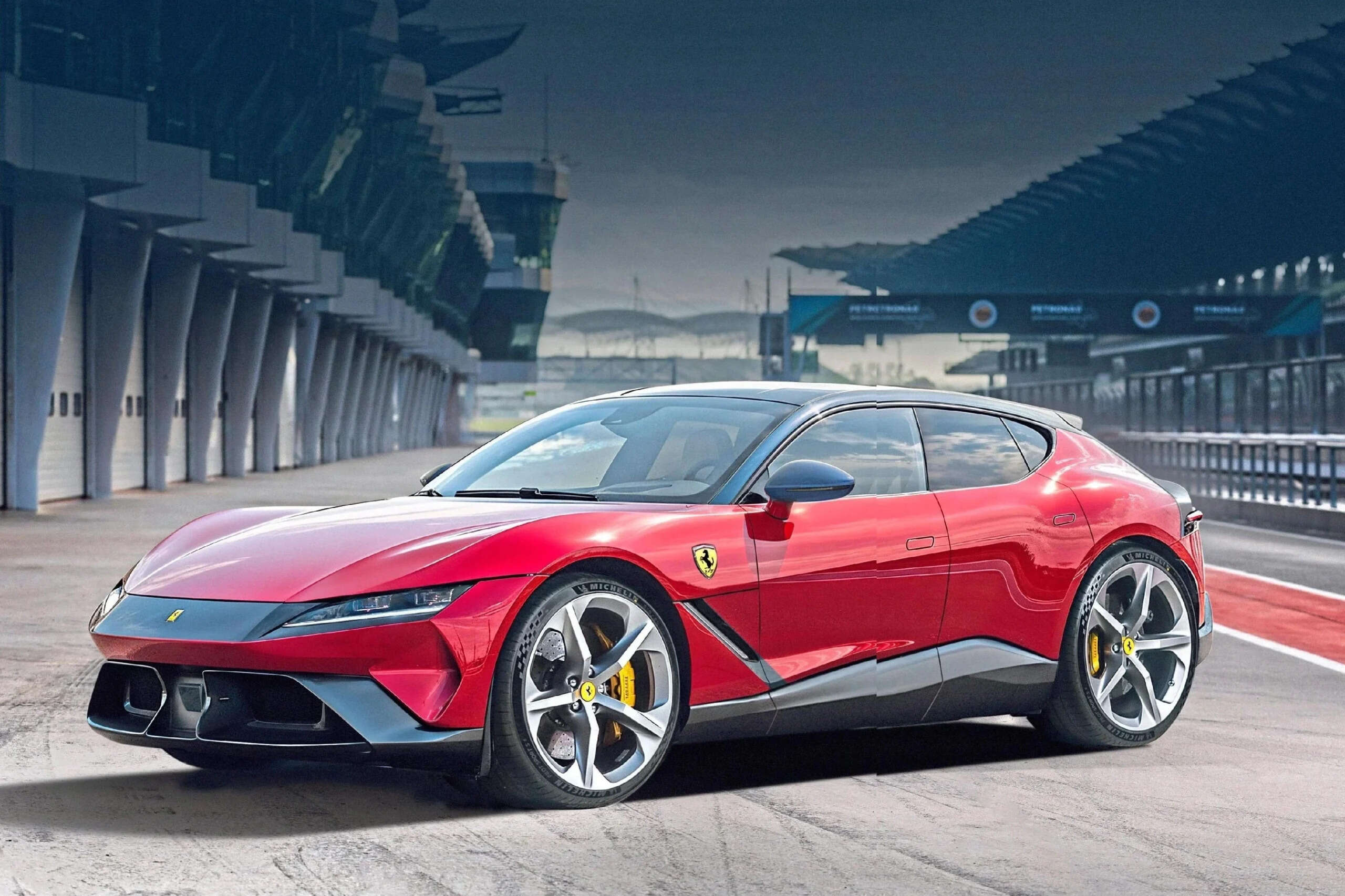 

<p>The electric Ferrari, a first for the company, is due to be unveiled on May 25. </p>
<p>“/><figcaption class=