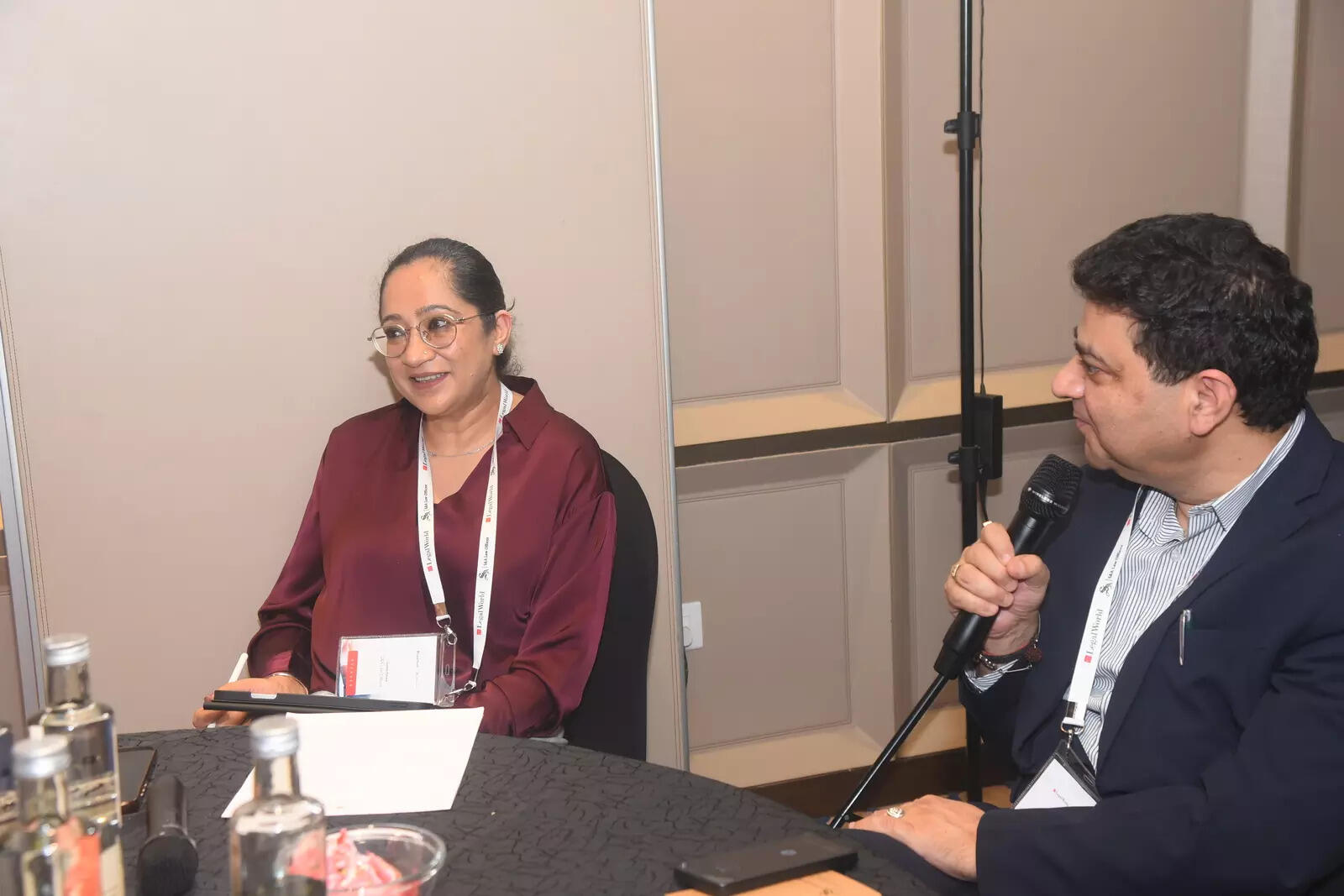 <p>Susheel Jad, President & General Counsel (India), Think Gas [Right], during the session on 