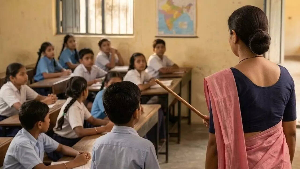 <p>In the video, a few other adults present in the room appear to be watching the incident without intervening. Sources associated with the institution identified the teacher seen in the clip as Samveda teacher Dattadas Shevde.<br></p>