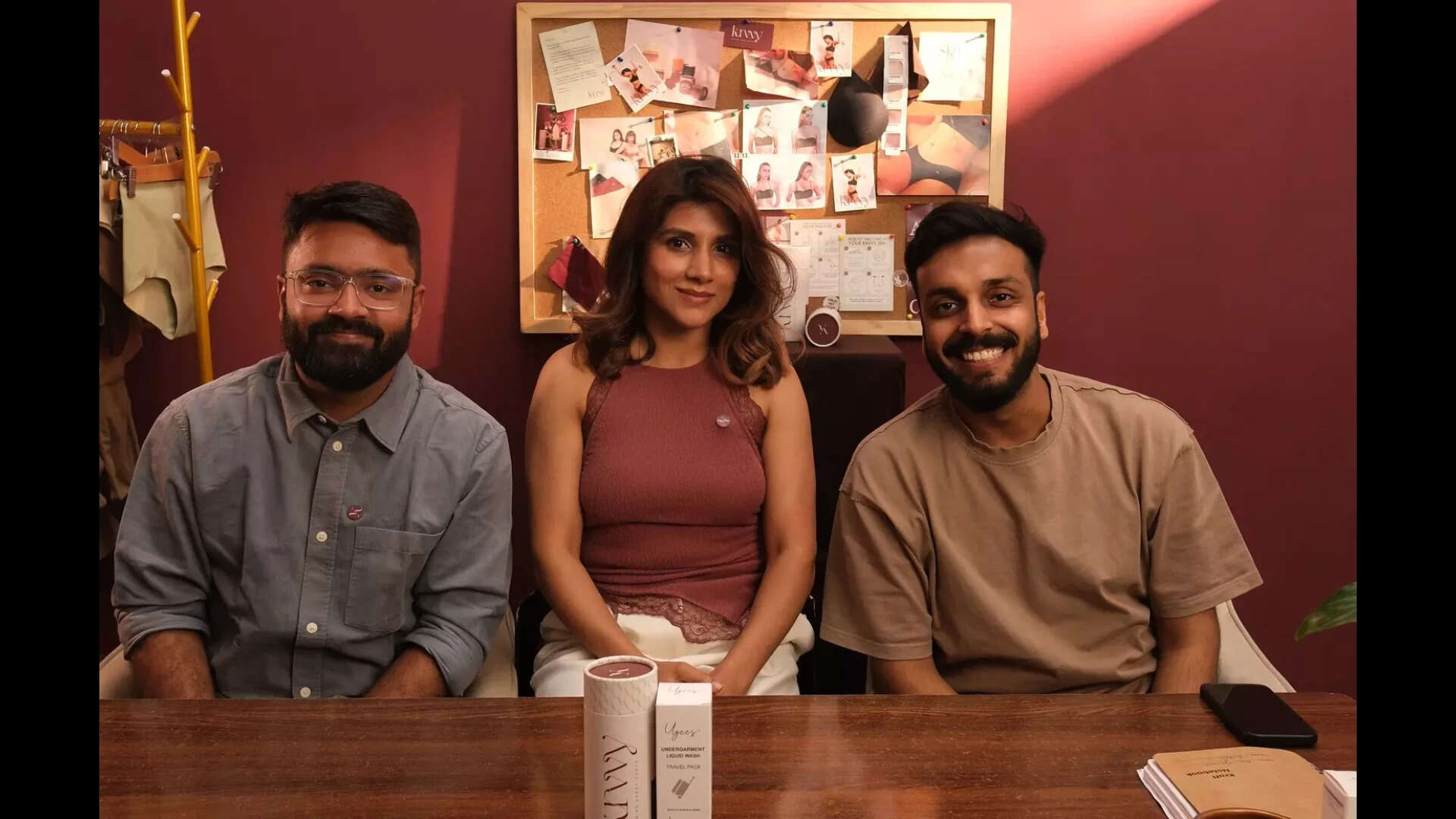 Anant Bhardwaj, Co-Founder, Krvvy; Samiksha Goel, Co-Founder and CEO, Ugees; Yash Goyal, Co-Founder and CEO, Krvvy (L-R)