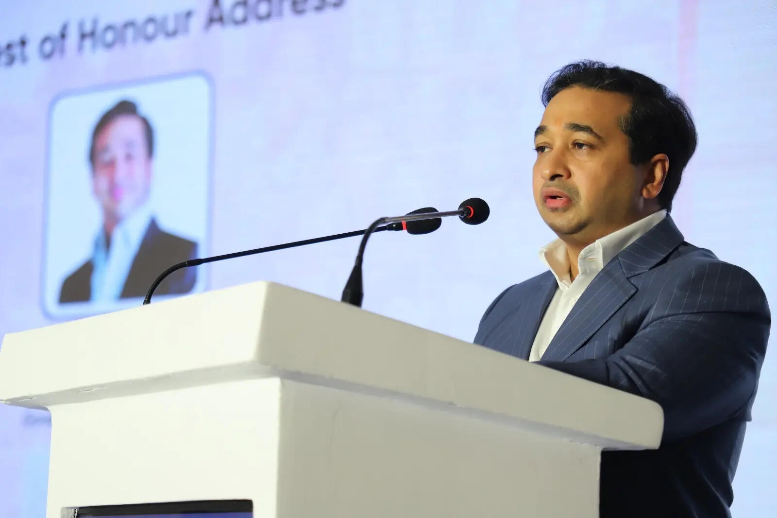 <p>“We do not want to stand behind, we want to lead the way”: Nitesh Rane outlines Maharashtra’s maritime growth strategy at the Maharashtra Business Summit in Mumbai.</p>