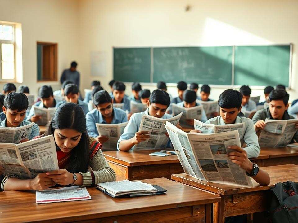 <p>In this context, the director of primary education has ordered all schools to implement the practice of compulsory reading of Kannada newspapers for 10 minutes every day after the morning prayer time in schools</p>