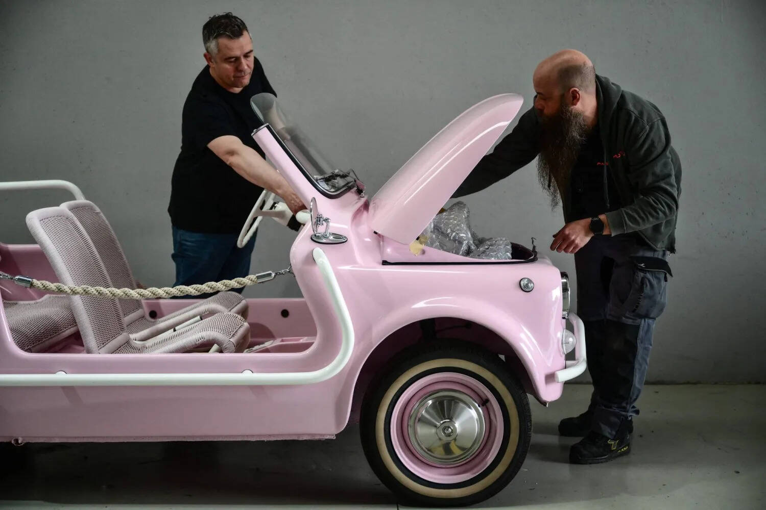 

<p>The original Fiat 500 became a design icon and some 4.2 million models were made.</p>
<p>“/><figcaption class=