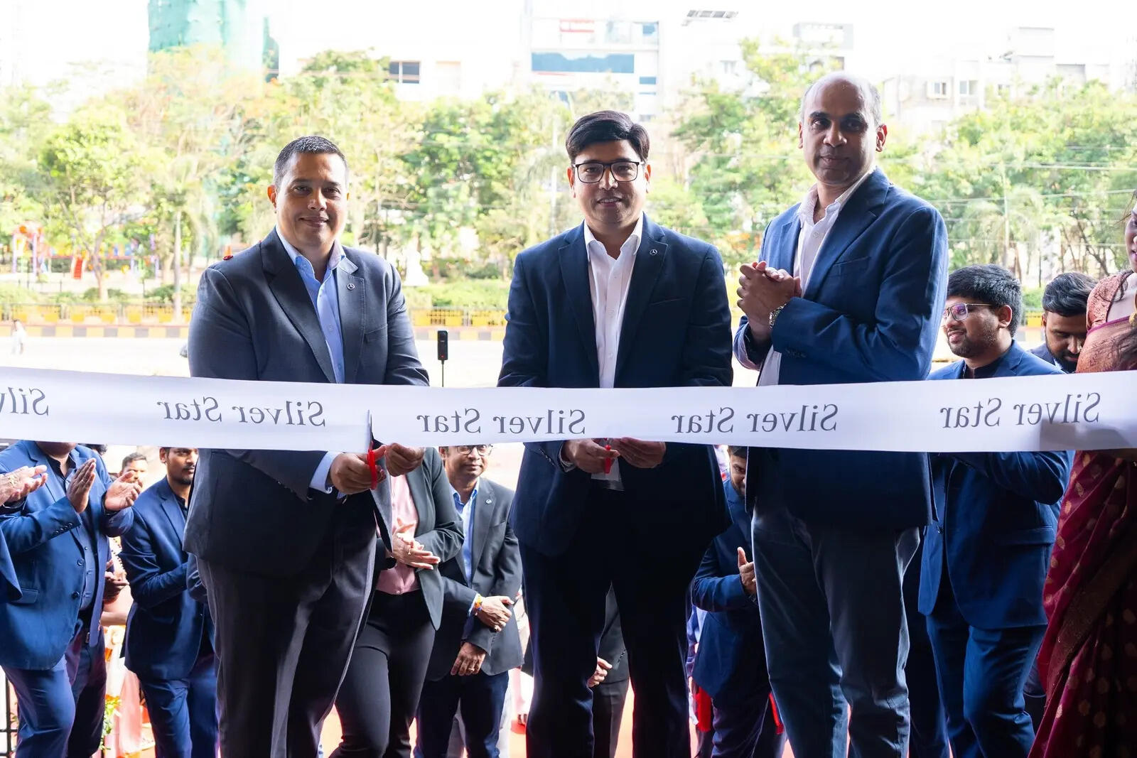 

<p>Brendon Sissing VP, Sales & Marketing, Mercedes-Benz India inaugurates a state-of-the-art luxury showroom in Visakhapatnam.</p>
<p>“/><figcaption class=