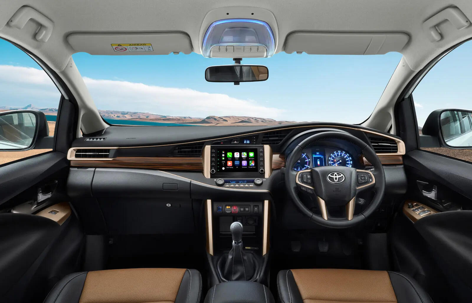 

<p>The cabin of new Innova Crysta.</p>
<p>“/><figcaption class=