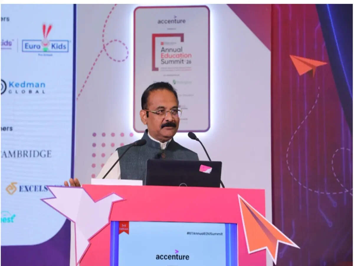 Dr Ashok Kumar Mittal speaks at the inaugural session of ETEducation Annual Education Summit 2026 in New Delhi.