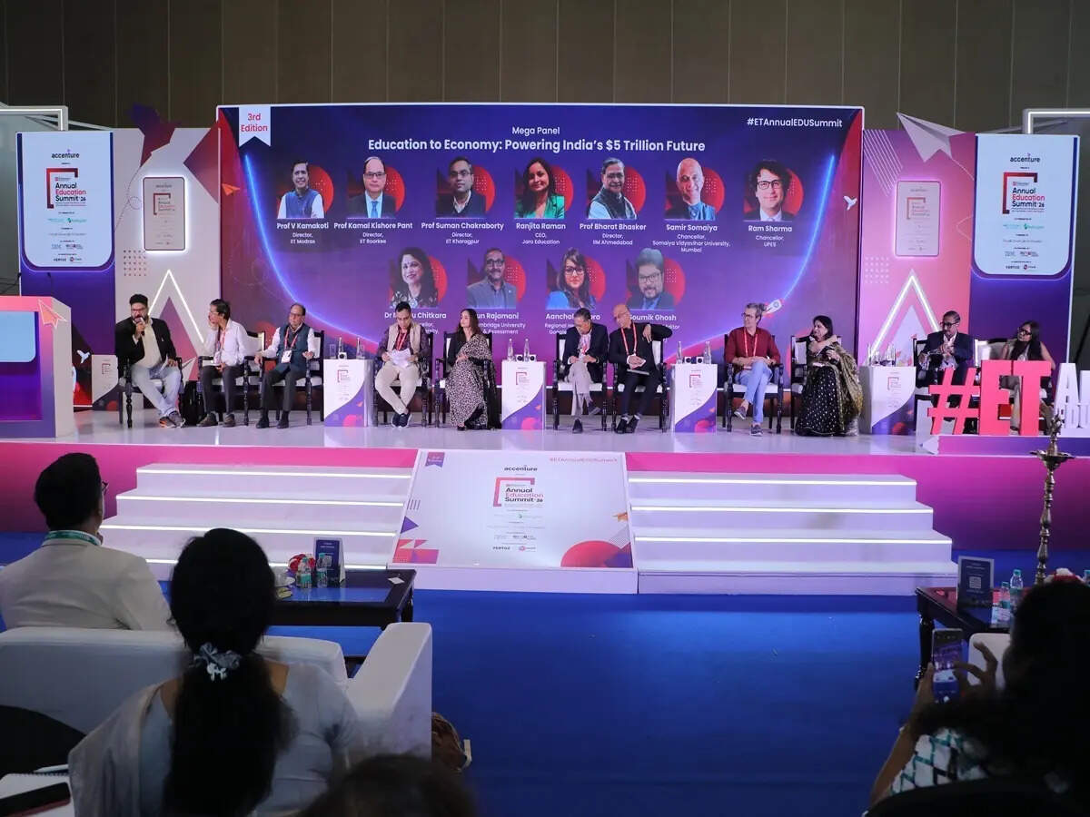 One of the panel discussions at the Higher Education track of ETEducation Annual Education Summit 2026.