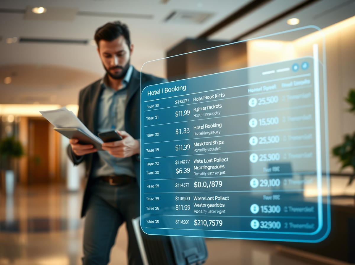 <p>My AI agent efficiently manages bookings while I, the traveler, struggle with the overwhelming process.</p>