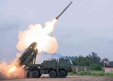 <p>The Pinaka Long Range Guided Rocket is flight-tested at the Integrated Test Range in Chandipur, validating its precision-strike capability at a minimum operational range of 60 kilometres.</p>