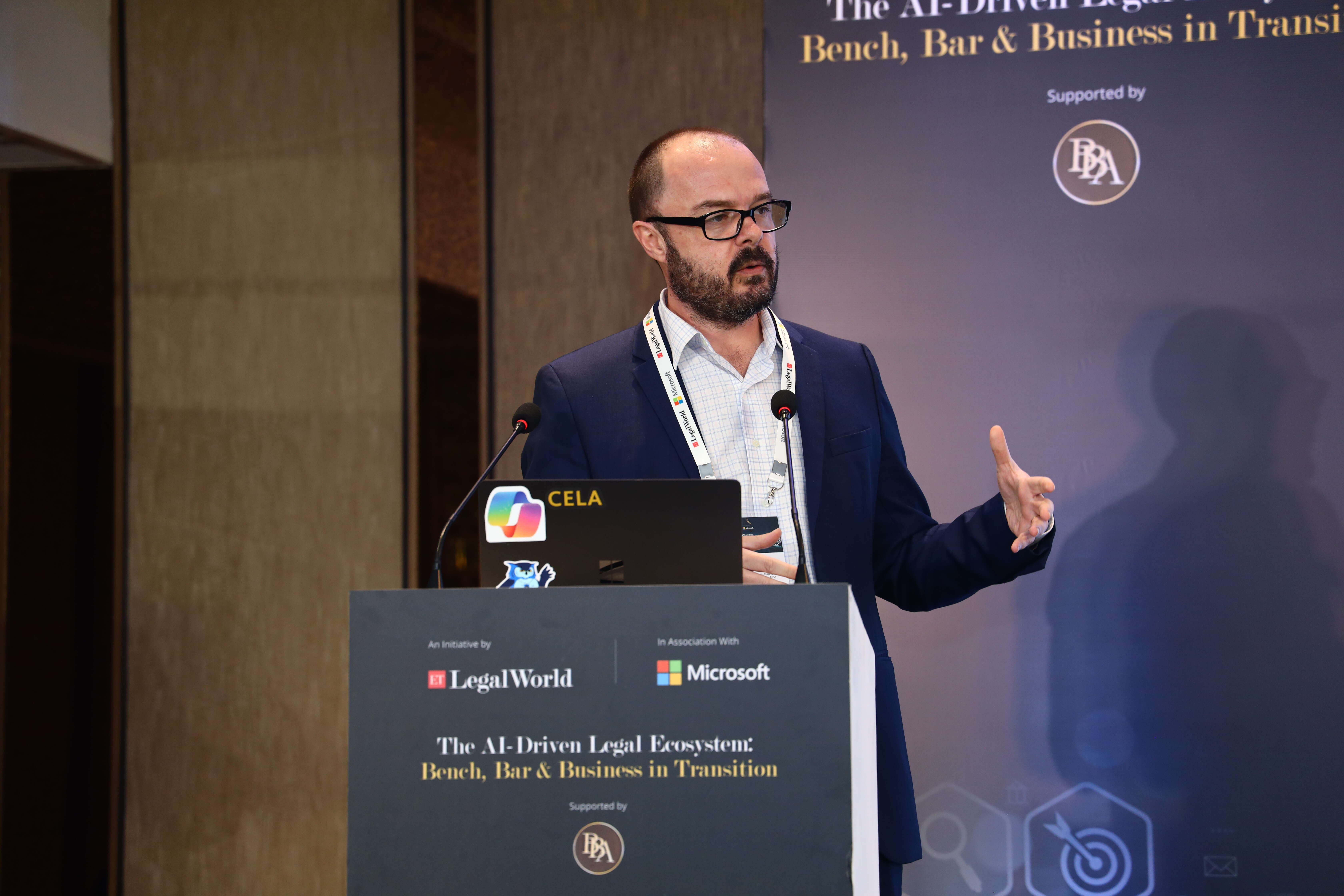 <p>Marlon Feltzner, Associate General Counsel and Head of Legal Affairs for Asia at Microsoft, was addressing the summit, <em>The AI-Driven Legal Ecosystem: Bench, Bar & Business in Transition</em>, organised by ETLegalWorld in association with Microsoft and supported by the Bombay Bar Association on June 19.</p>