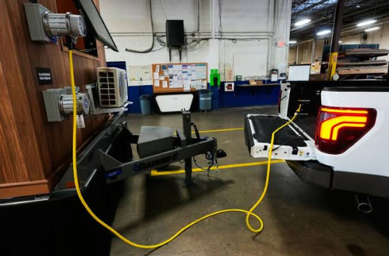 

<p>The move reflects a broader industry push into vehicle-to-home and grid energy services as automakers seek new revenue streams amid slowing EV sales.</p>
<p>“/><figcaption class=