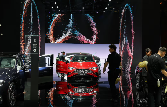 

<p>The carmaker, however, flagged weaker sales outlook and ongoing China pressure, while accelerating cost cuts across its German operations.</p>
<p>“/><figcaption class=