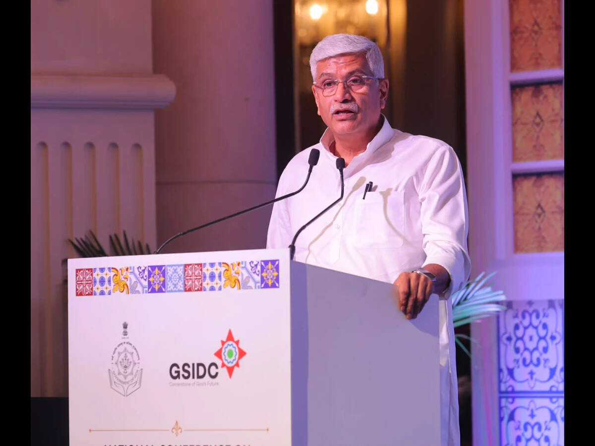 Gajendra Singh Shekhawat, Union Minister of Tourism & Culture, at the National Conference on Goan Architecture & Sustainability in New Delhi on July 31.