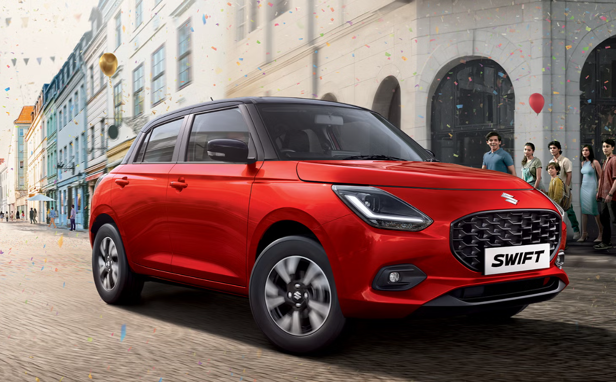 

<p>Maruti Suzuki Swift </p>
<p>“/><figcaption class=