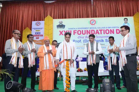 Agartala, Aug 1 (IANS) Tripura Chief Minister Manik Saha on Saturday said the state government is working relentlessly to transform the Agartala Government Medical College (AGMC) and Govind Ballabh Pant Hospital into one of the best medical education, research and super-speciality healthcare institutions in Northeast India, while strengthening the states overall healthcare ecosystem.