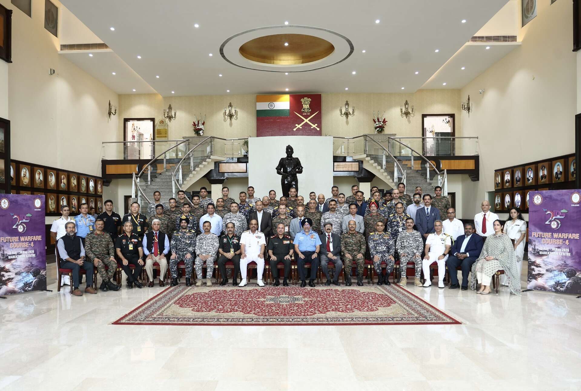 <p>The Fourth Tri-Services Future Warfare Course brings together officers from the Army, Navy and Air Force to examine the changing character of conflict.</p>