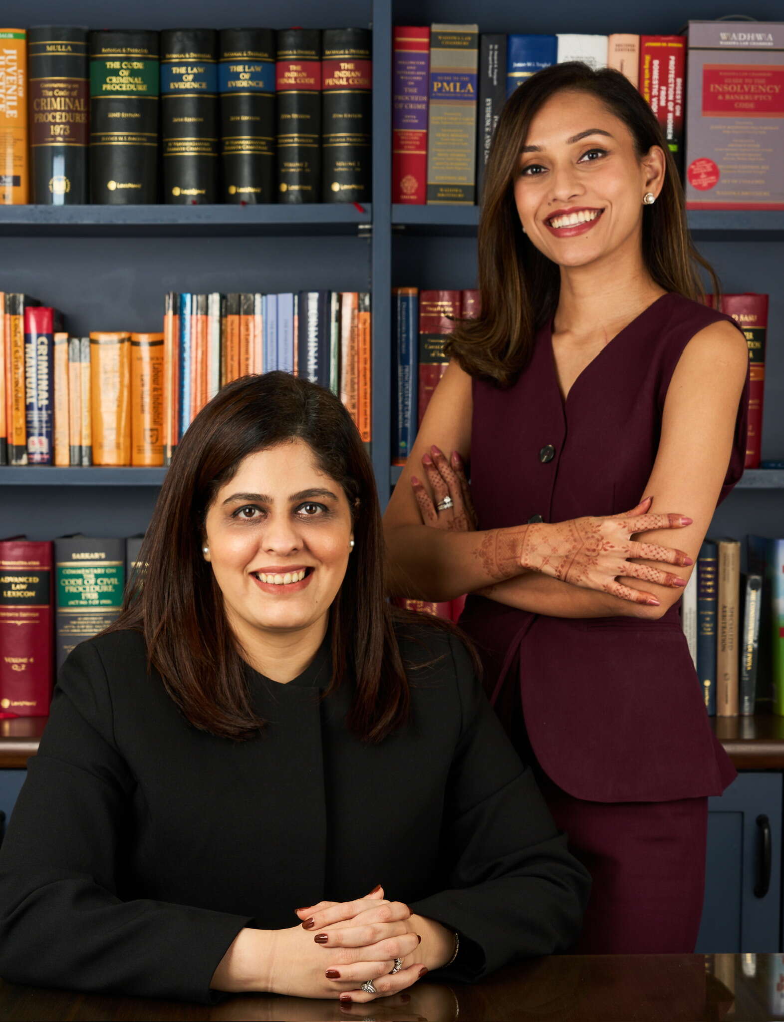 <p>Saloni Shah (left) and Shivani Khanwilkar (right)</p>