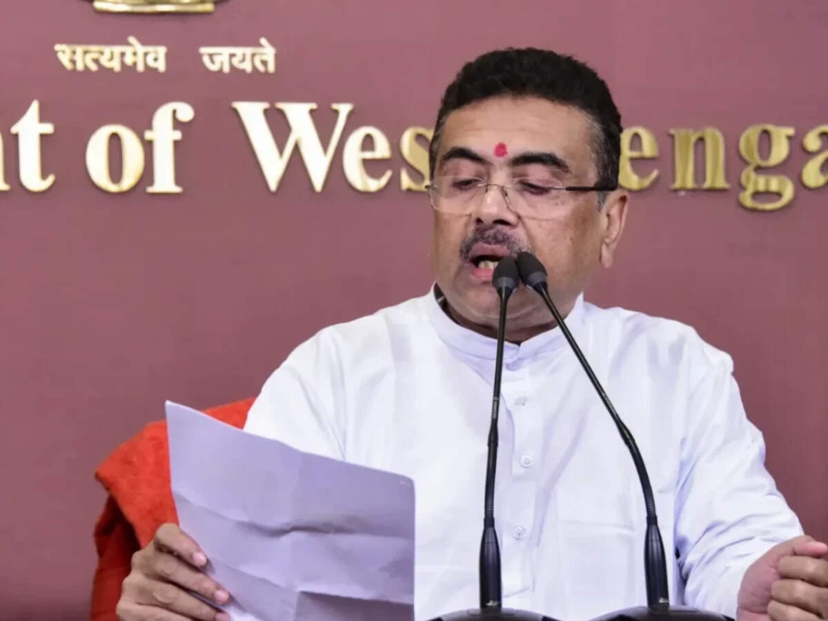 West Bengal Chief Minister Suvendu Adhikari
