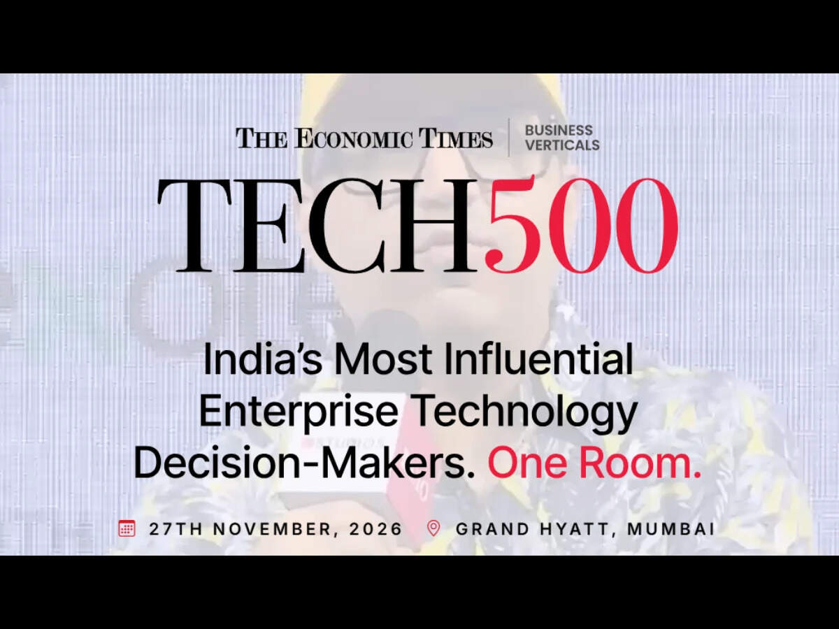 Join ET Tech 500 Summit, India's premier technology leadership summit bringing together CIOs, CTOs, CISOs, CDOs, AI, cloud, data, and cybersecurity leaders to drive business transformation, innovation, and enterprise growth.