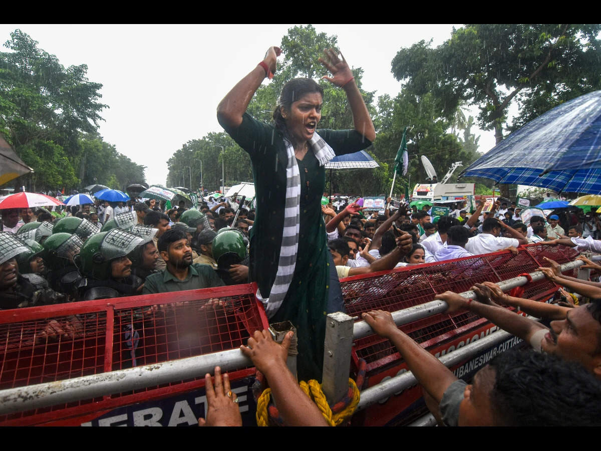 Protest in Bhubanesw​ar