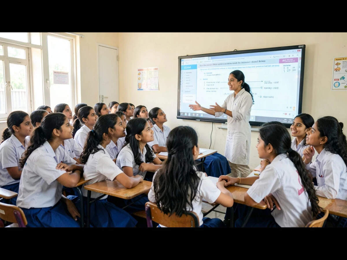 Delhi DoE proposes fixed monthly pay for guest teachers: Check salaries, leave and deduction rules. (AI Image)