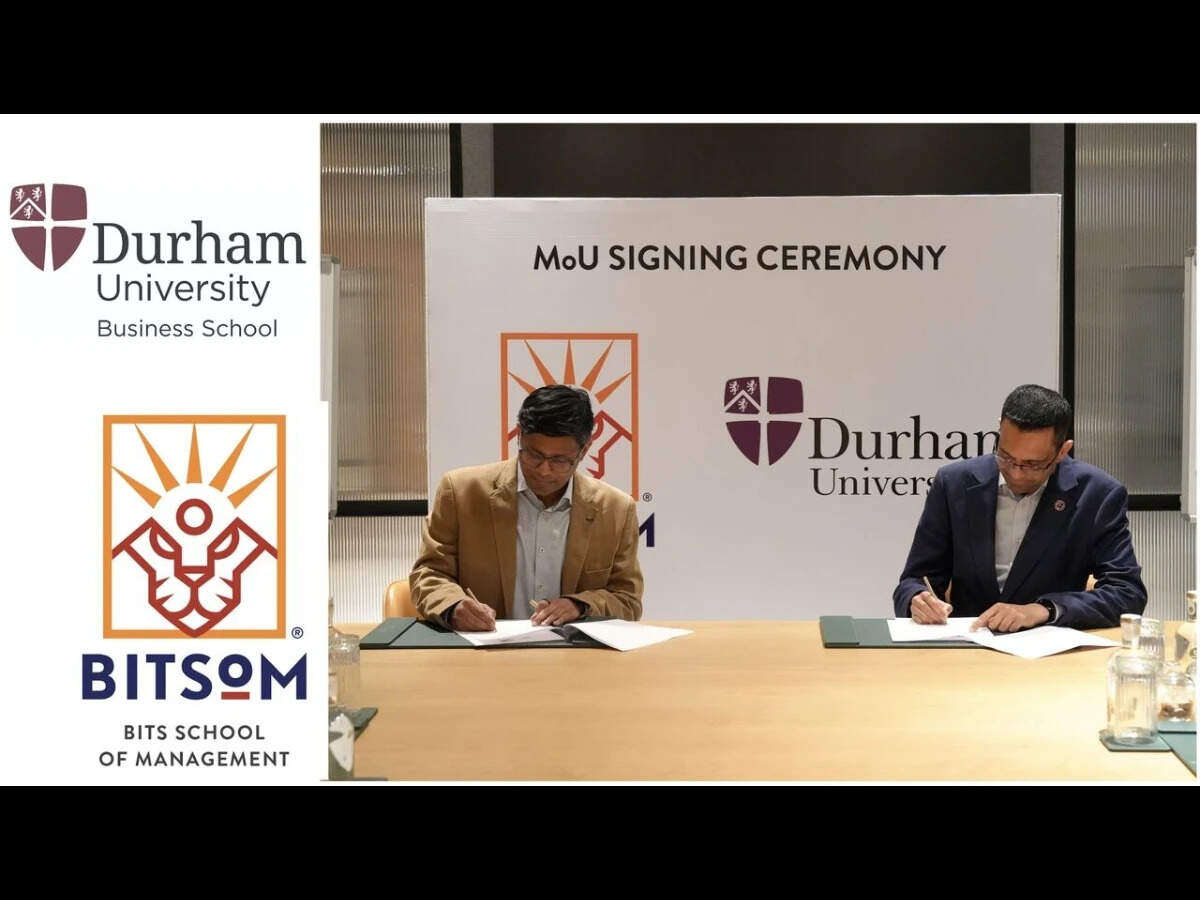 BITSoM, Durham University Sign Three-Year Agreement to Boost India-UK Academic Collaboration