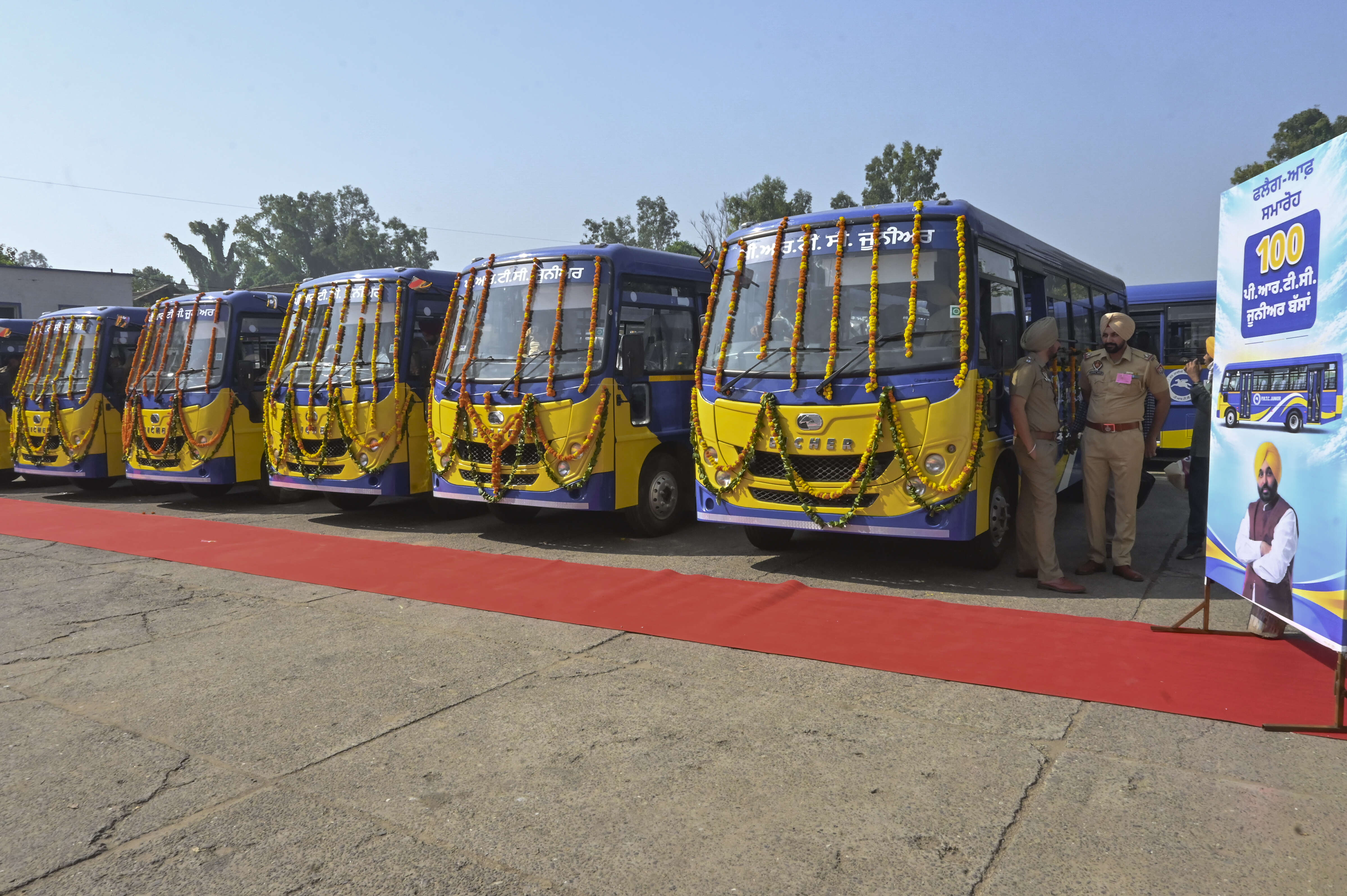 Punjab Transport Infrastructure: Punjab CM Bhagwant Mann Launches 100 ...