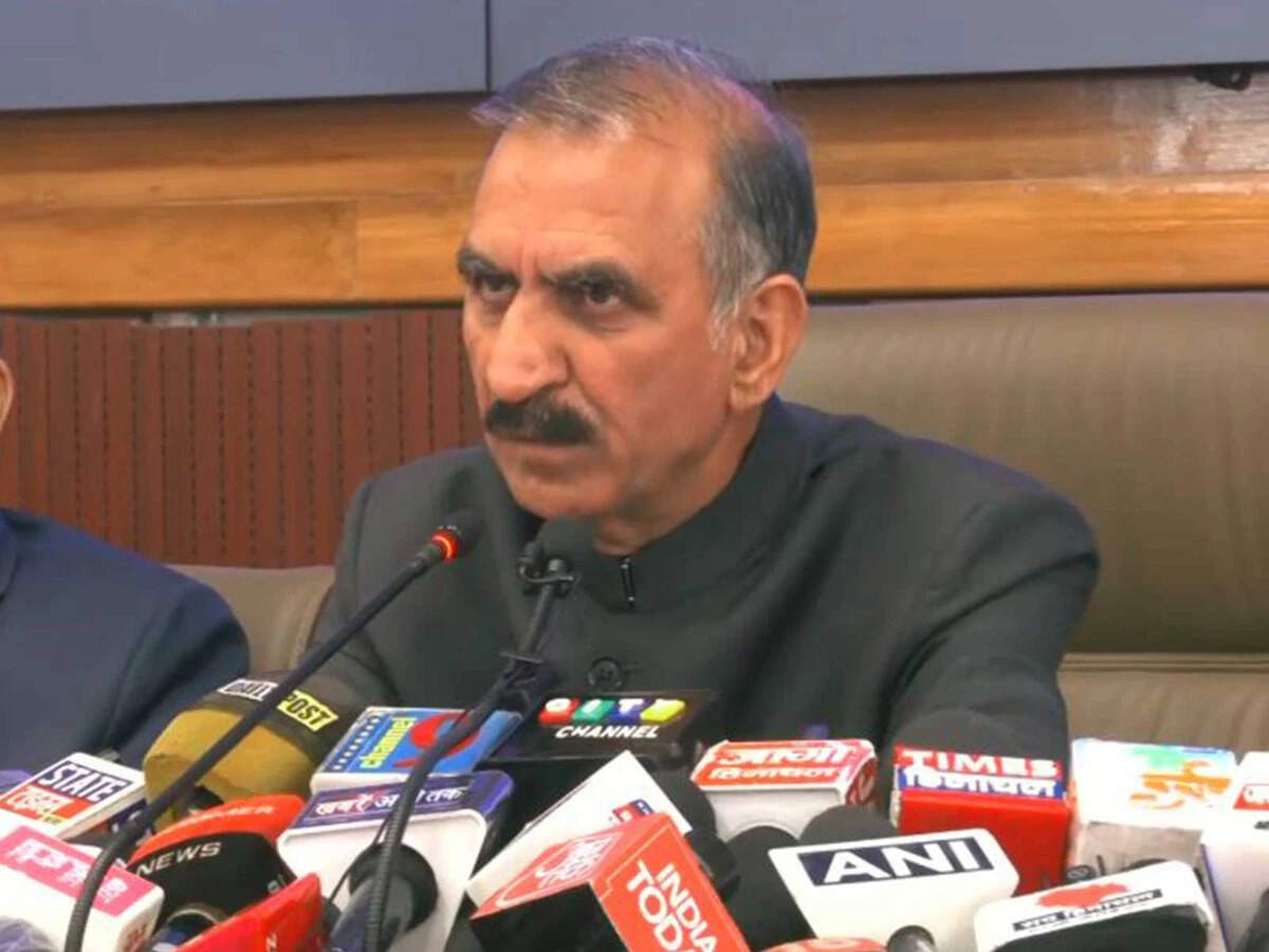 Himachal Pradesh Chief Minister Sukhu