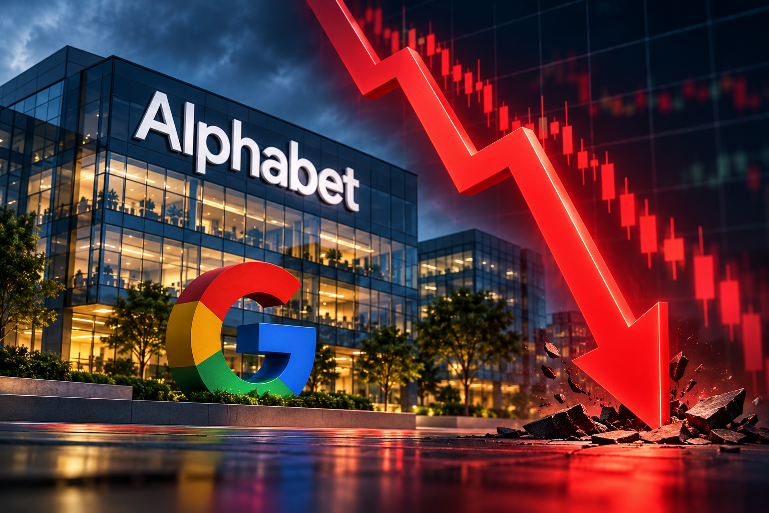 Shares in Google owner Alphabet sink on profit miss, ad slowdown