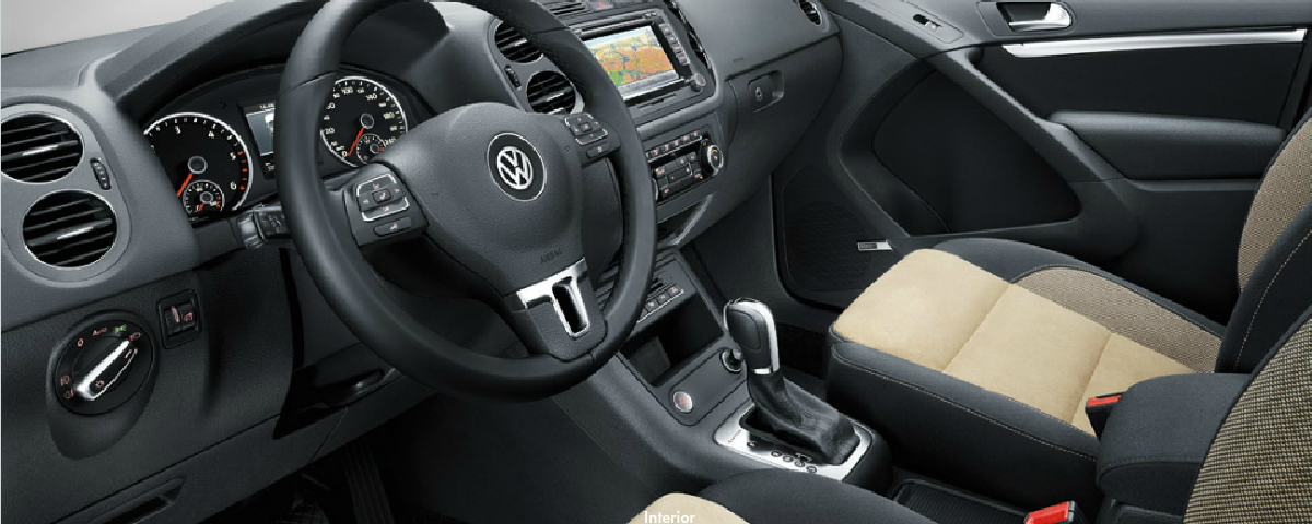 2. Volkswagen Tiguan- Interiors