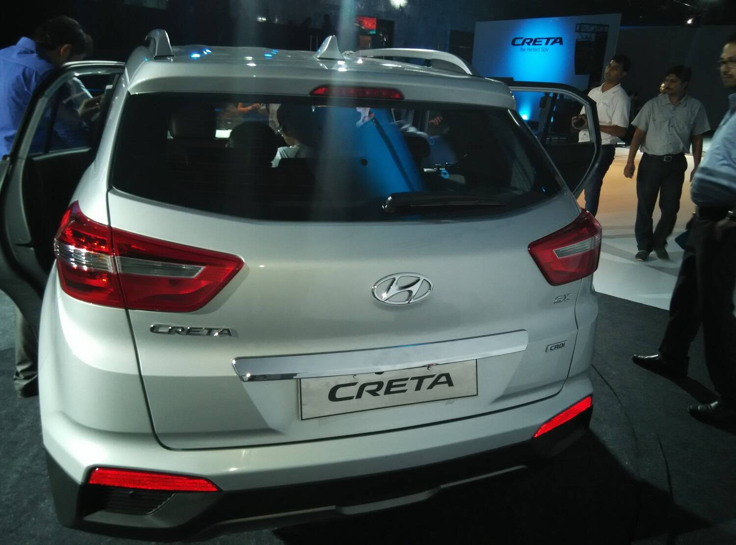 The rear