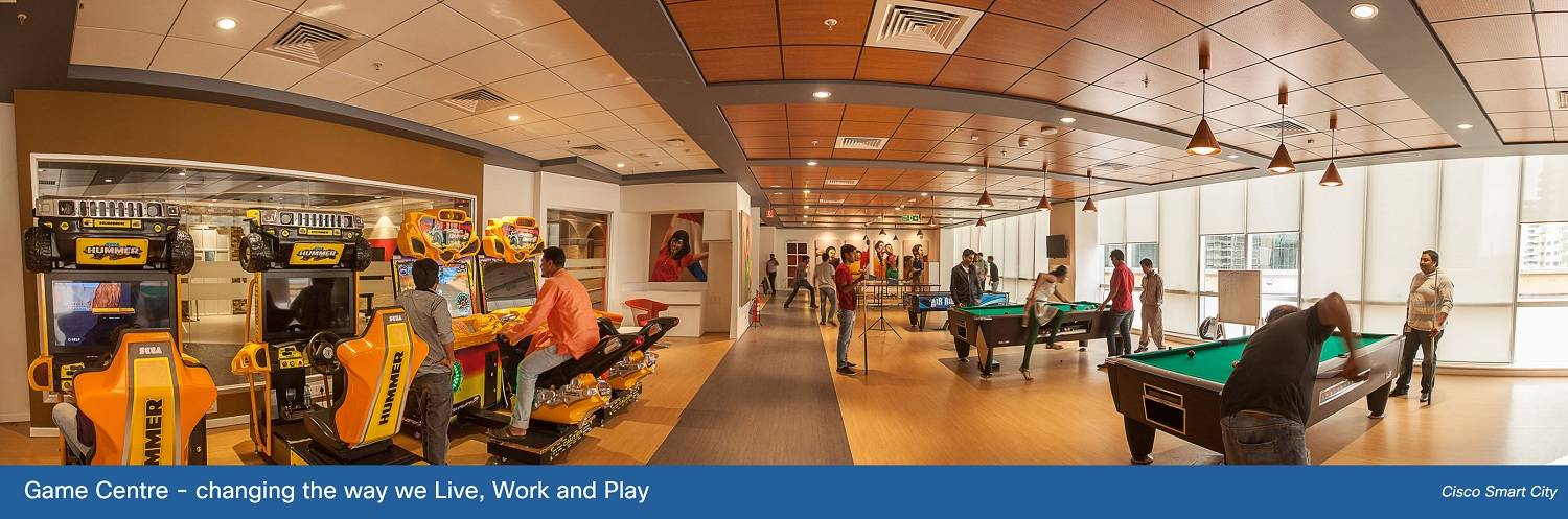 CISCO office in Bangalore - Game Centre | ET RealEstate