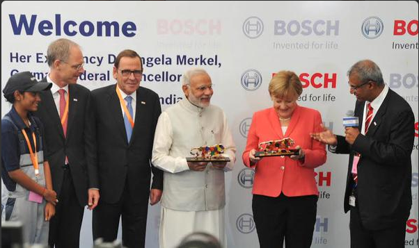 Holding Make in India lion